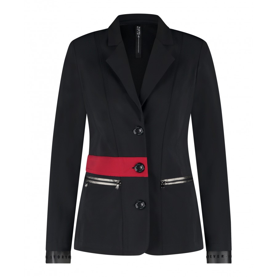 Blazer Zippers Zwart/Rood